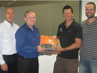 BlueScope Lysaght’s Lyndhurst site donated overalls and boots to the local branch of Operation Newstart