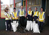 Port Kembla employees hit
a clean up record